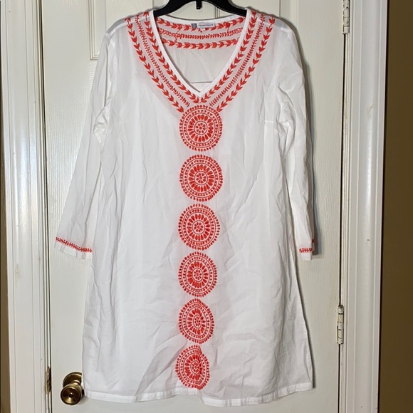 Embroidered Leisure Boho Hippy 2-pc Dress or Tunic